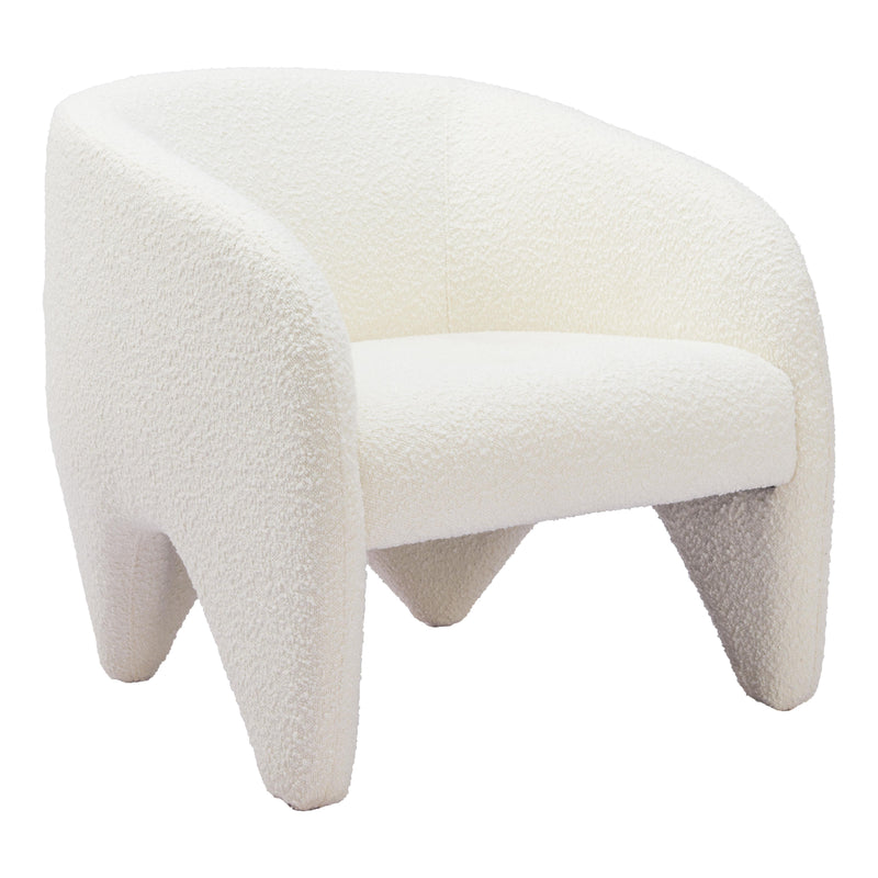 Zuo Lopta 110279 Accent Chair - White IMAGE 1