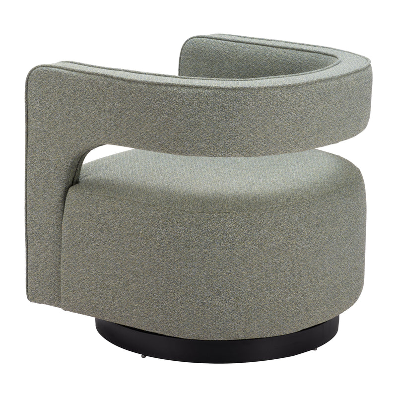 Zuo Turku 110013 Swivel Chair - Sage Green IMAGE 5
