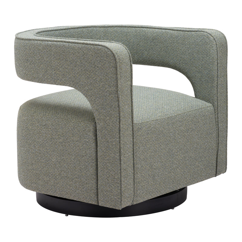 Zuo Turku 110013 Swivel Chair - Sage Green IMAGE 6