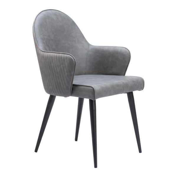 Zuo Silloth 110120 Dining Chair - Grey IMAGE 1