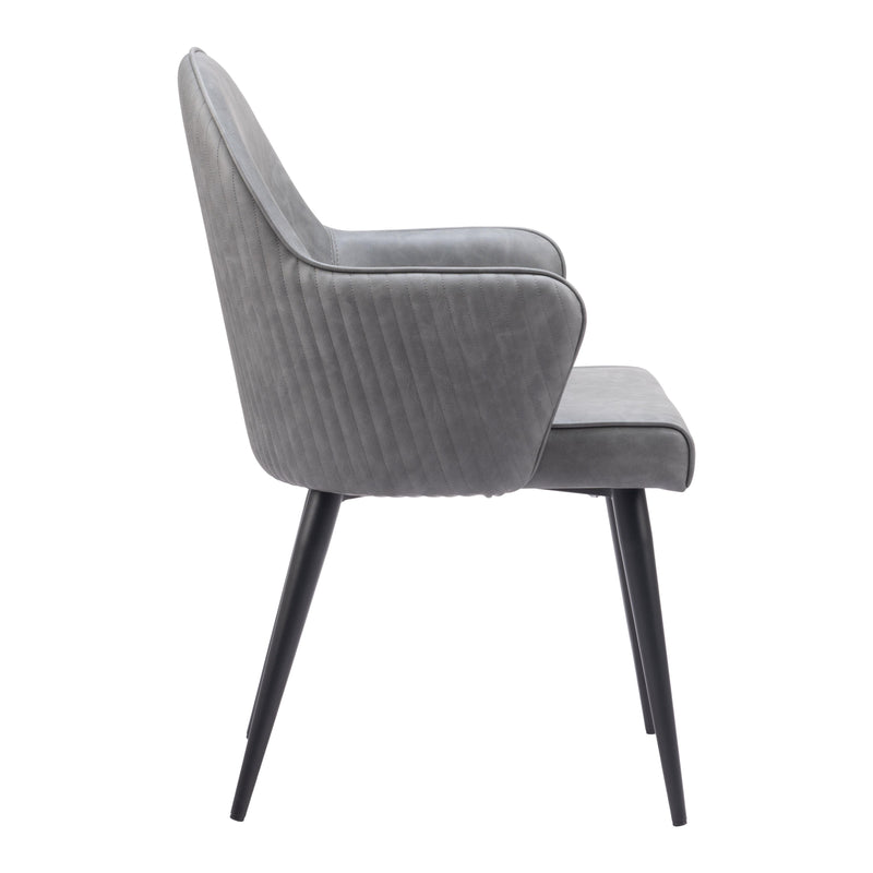 Zuo Silloth 110120 Dining Chair - Grey IMAGE 2