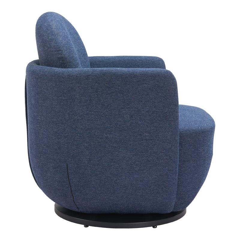 Zuo Bant 110015 Swivel Chair - Blue IMAGE 2