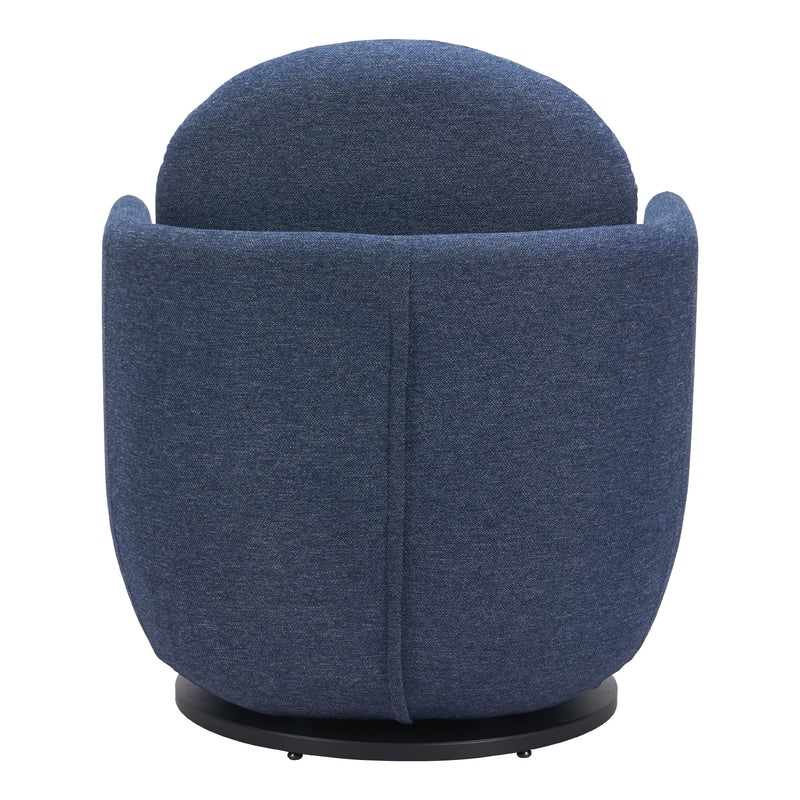 Zuo Bant 110015 Swivel Chair - Blue IMAGE 4