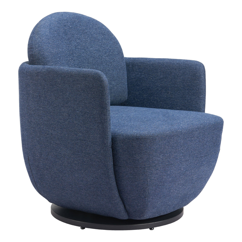 Zuo Bant 110015 Swivel Chair - Blue IMAGE 6