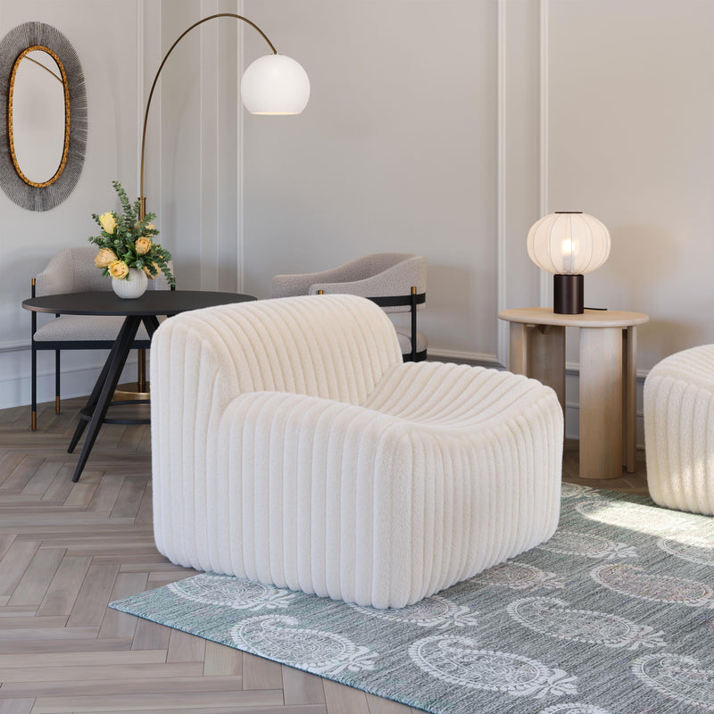 Zuo Osterbro 110278 Accent Chair - Cream IMAGE 8