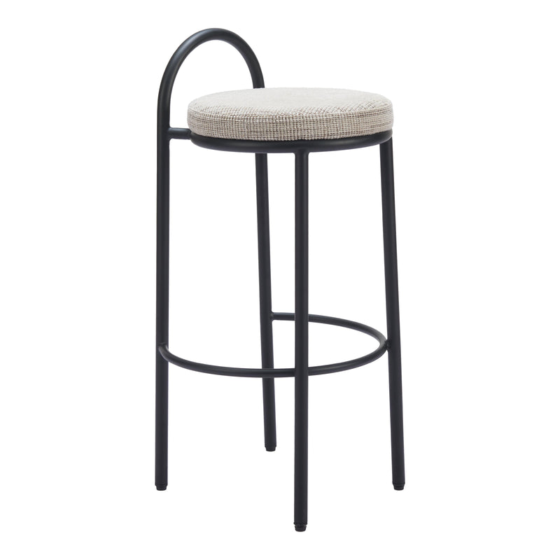 Zuo Sisal 110097 Barstool - Beige Tweed IMAGE 7
