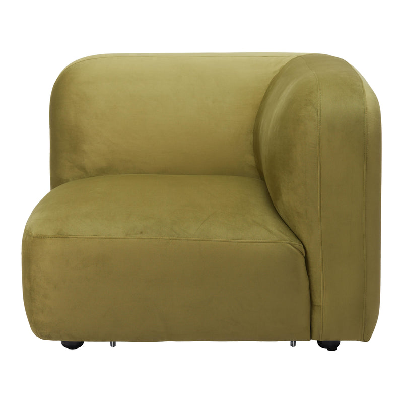 Zuo Biak 109996 Corner Chair - Green IMAGE 4