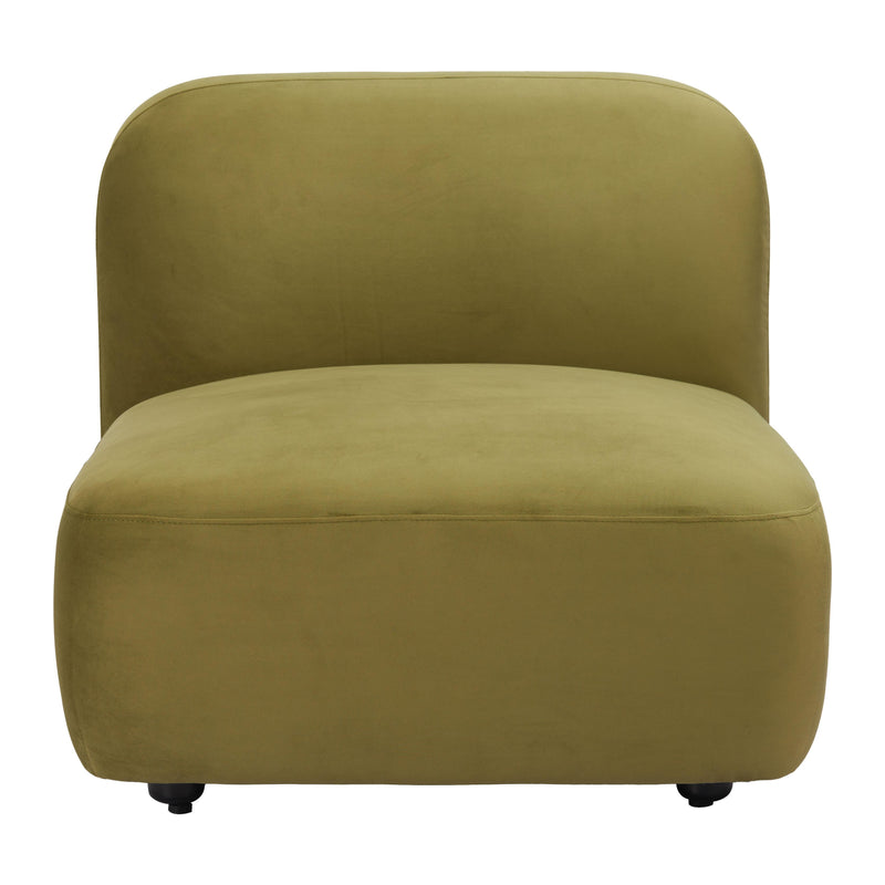 Zuo Biak 109997 Middle Chair - Green IMAGE 3