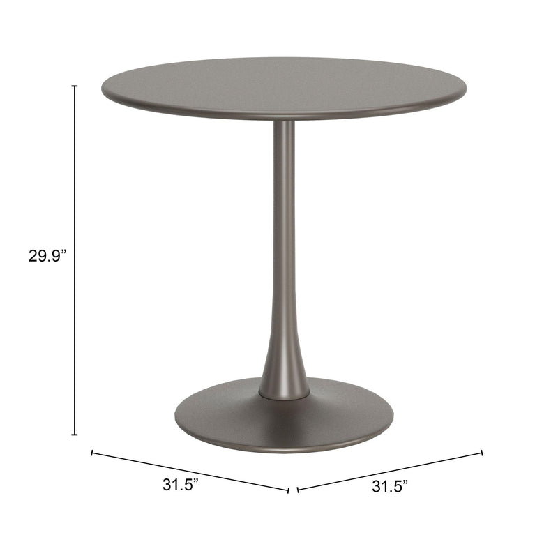 Zuo Soleil 704039 Dining Table - Taupe IMAGE 8