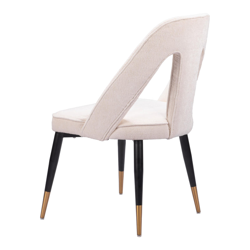 Zuo Artus 110002 Dining Chair - Ivory IMAGE 7