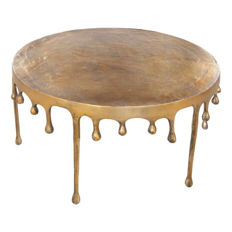 Zuo Drip 110150 Coffee Table - Antique Brass IMAGE 3
