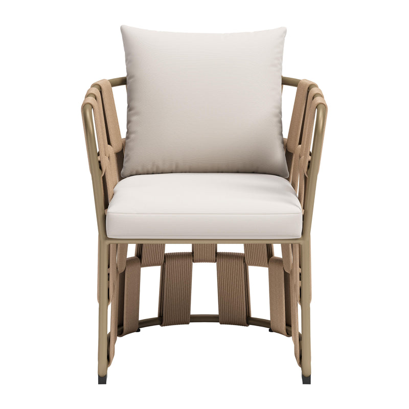 Zuo Quadrat 704012 Dining Chair - White IMAGE 3