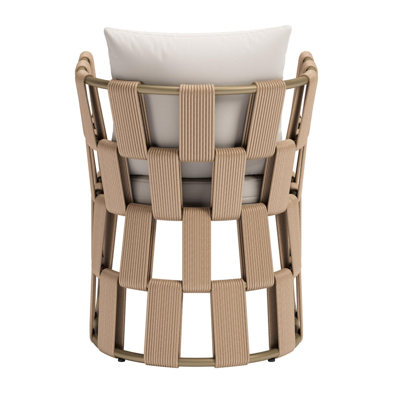 Zuo Quadrat 704012 Dining Chair - White IMAGE 4