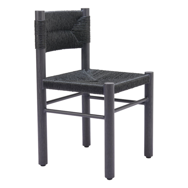 Zuo Iska 704049 Dining Chair - Black IMAGE 1