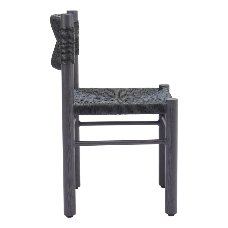 Zuo Iska 704049 Dining Chair - Black IMAGE 2