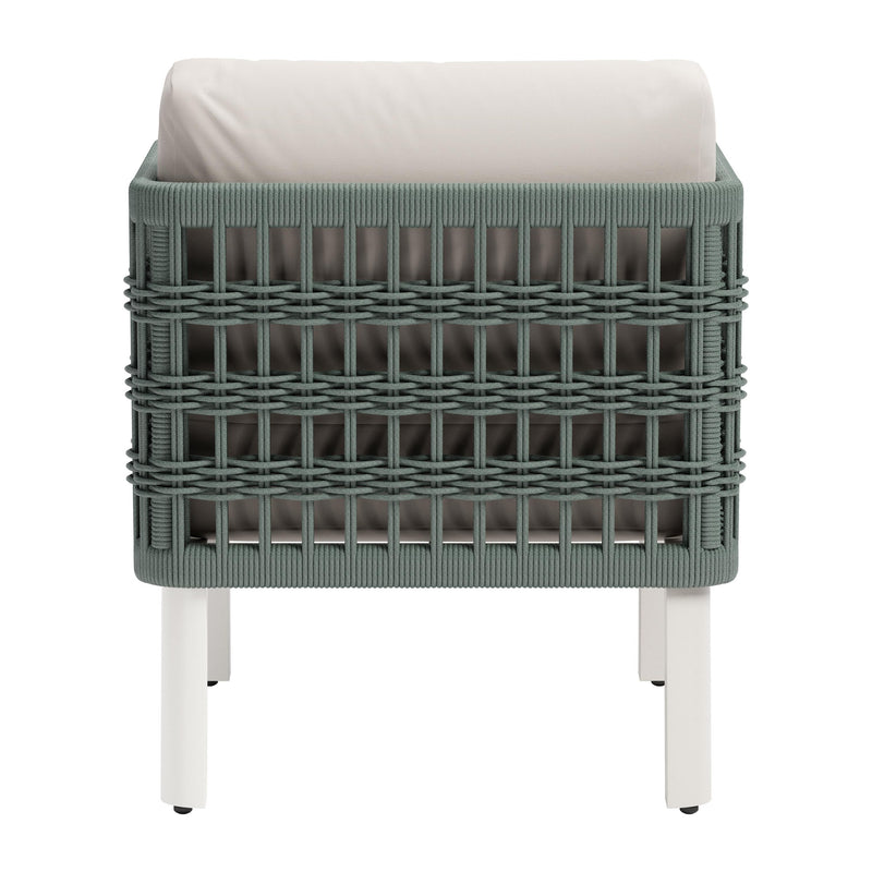 Zuo Bridgehampton 704044 Armchair - White IMAGE 4