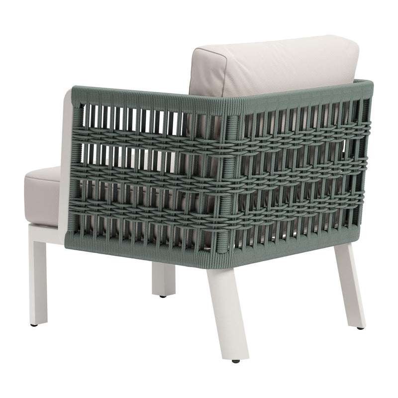 Zuo Bridgehampton 704044 Armchair - White IMAGE 5