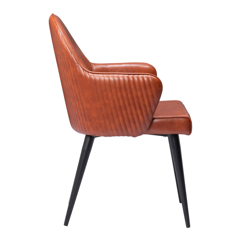 Zuo Silloth 110121 Dining Chair - Brown IMAGE 2