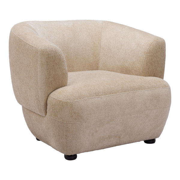 Zuo Bekker 110007 Accent Chair - Golden Beige IMAGE 1