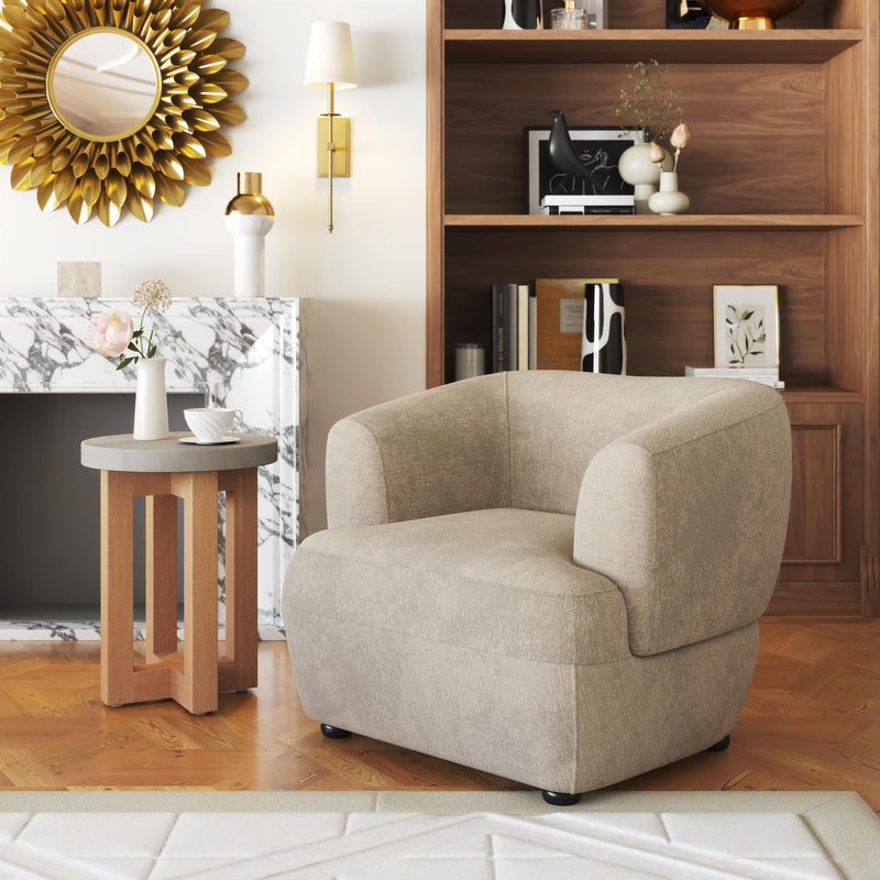 Zuo Bekker 110007 Accent Chair - Golden Beige IMAGE 8