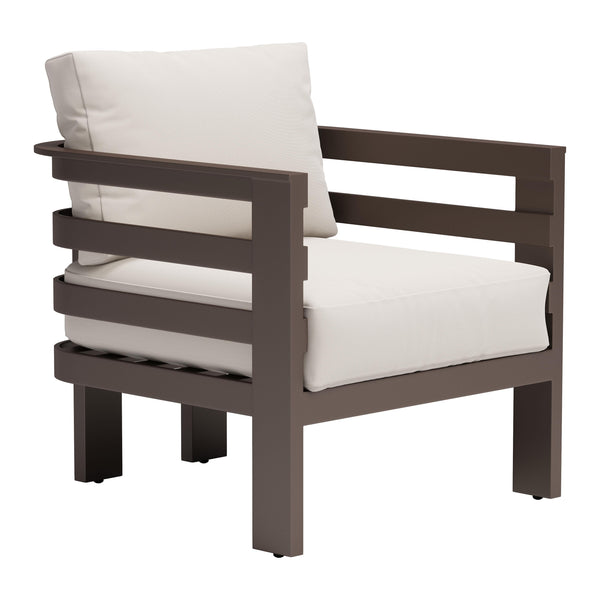 Zuo Bal Harbor 704040 Armchair - White IMAGE 1