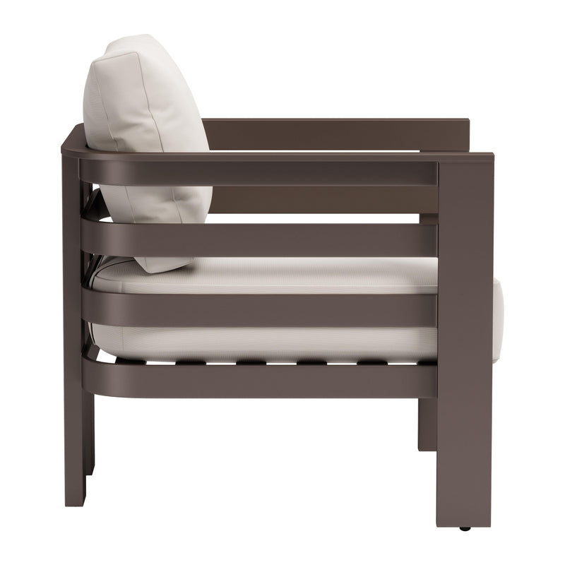 Zuo Bal Harbor 704040 Armchair - White IMAGE 2