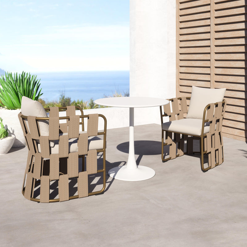 Zuo Soleil 704038 Dining Table - White IMAGE 8