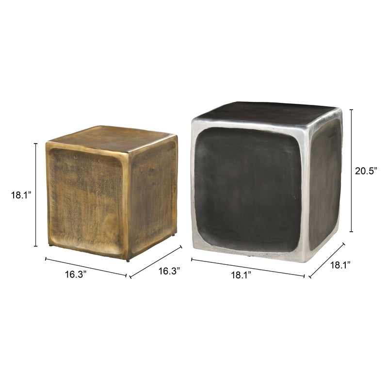 Zuo Brics 110155 Side Table Set - Multicolor IMAGE 7