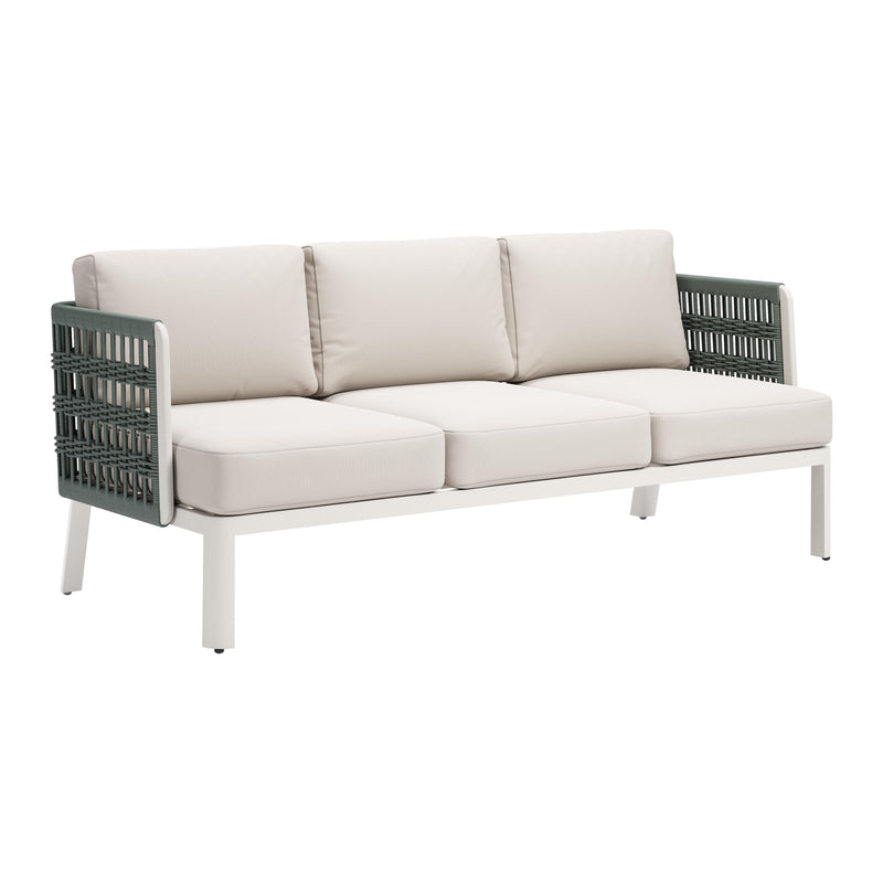 Zuo Bridgehampton 704045 Sofa - White IMAGE 1