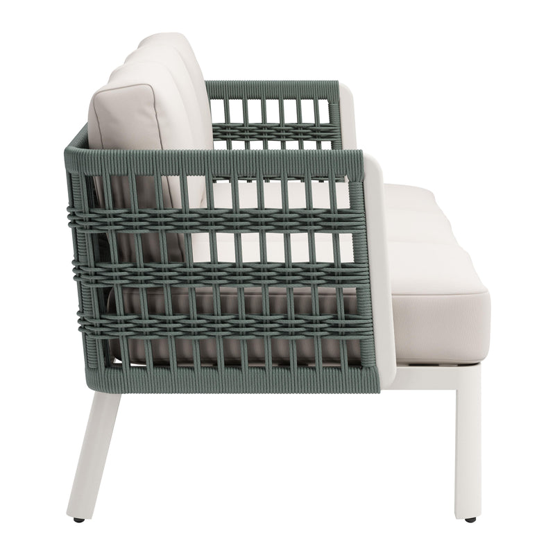 Zuo Bridgehampton 704045 Sofa - White IMAGE 2