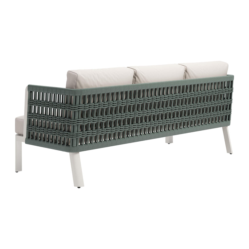 Zuo Bridgehampton 704045 Sofa - White IMAGE 5
