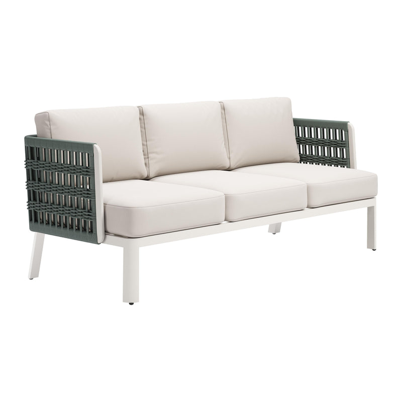 Zuo Bridgehampton 704045 Sofa - White IMAGE 6