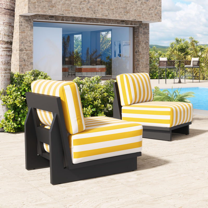 Zuo Shoreline 704042 Accent Chair - Yellow IMAGE 10