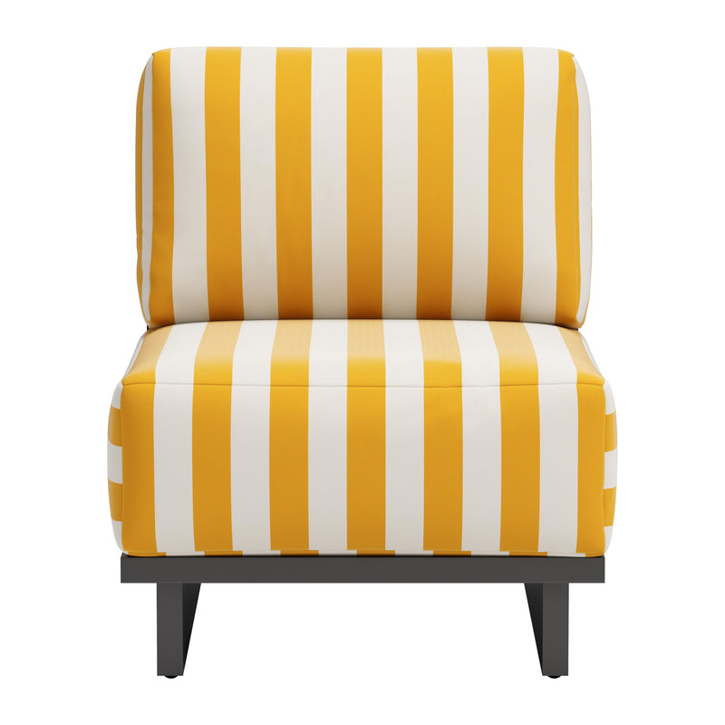Zuo Shoreline 704042 Accent Chair - Yellow IMAGE 3