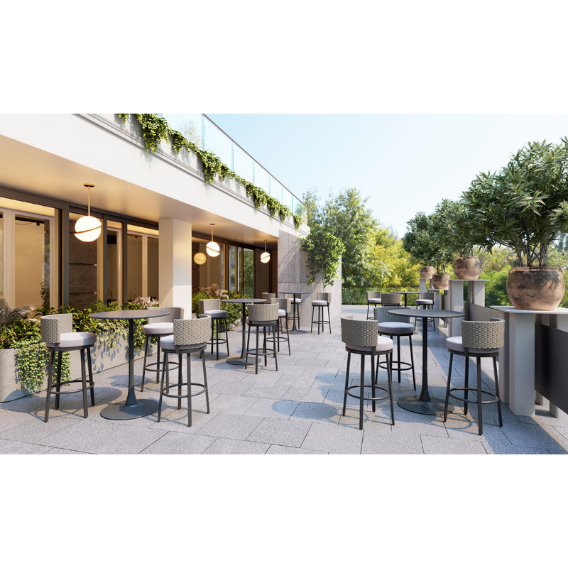 Zuo Soleil 704034 Bar Table - Grey IMAGE 8