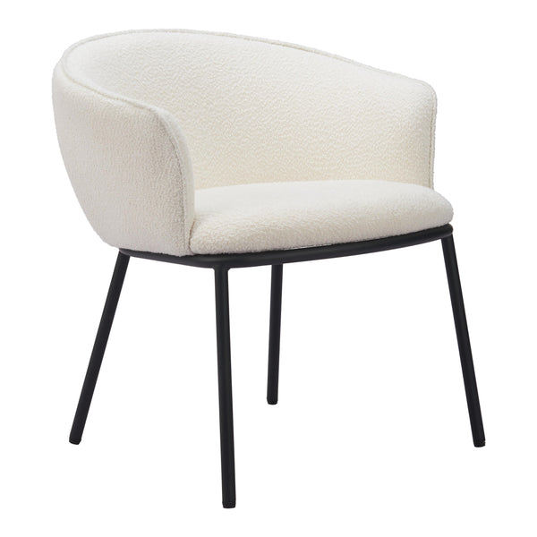 Zuo Essen 110101 Dining Chair - Ivory IMAGE 1