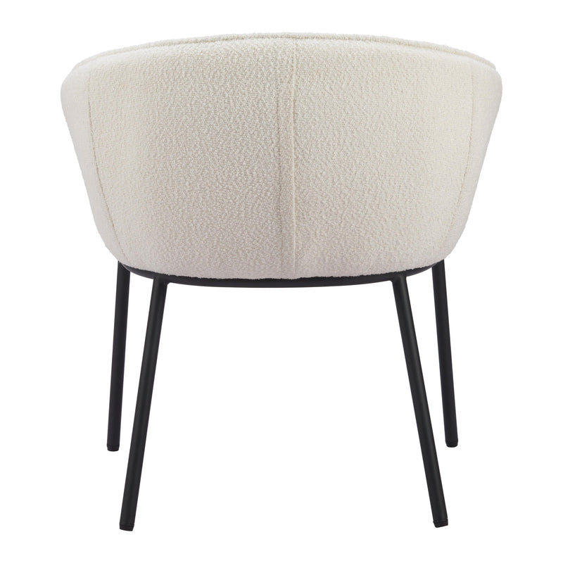 Zuo Essen 110101 Dining Chair - Ivory IMAGE 4