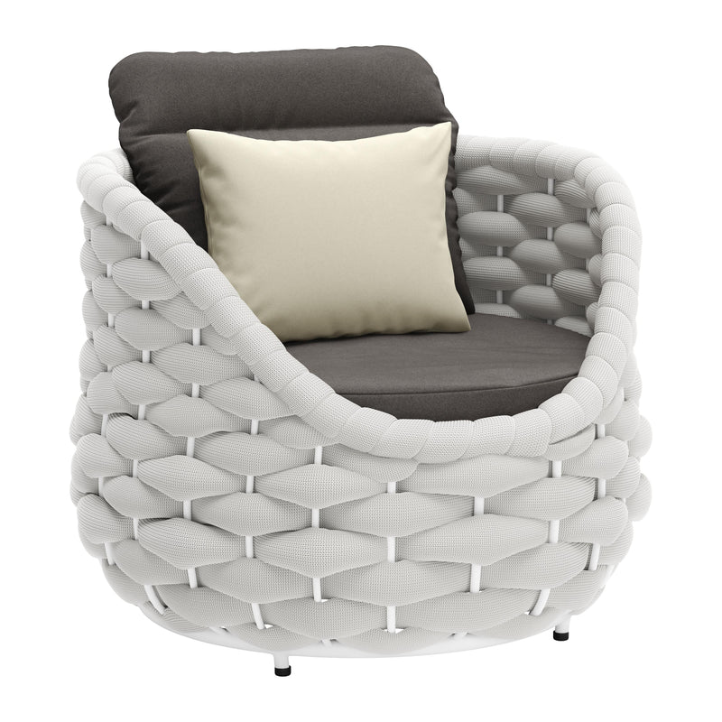 Zuo Coral Reef 704025 Accent Chair - Grey IMAGE 1