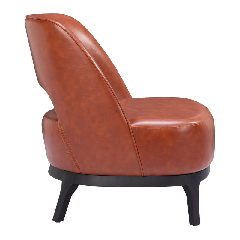 Zuo Mistley 110109 Accent Chair - Brown IMAGE 2