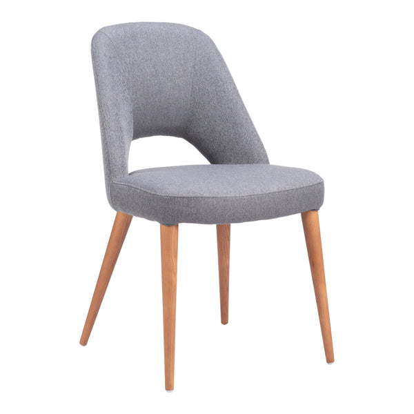 Zuo Leith 110122 Dining Chair - Grey IMAGE 1