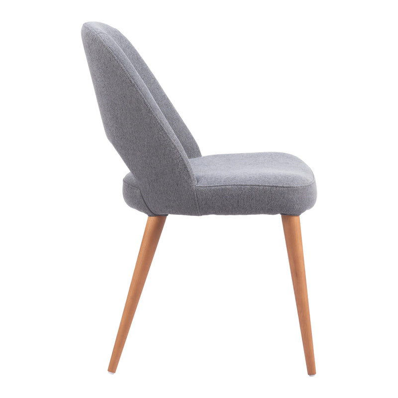 Zuo Leith 110122 Dining Chair - Grey IMAGE 2
