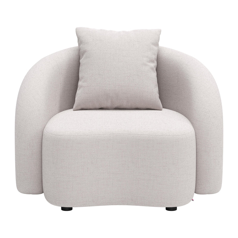 Zuo Sunny Isles 704017 Accent Chair - Beige IMAGE 3