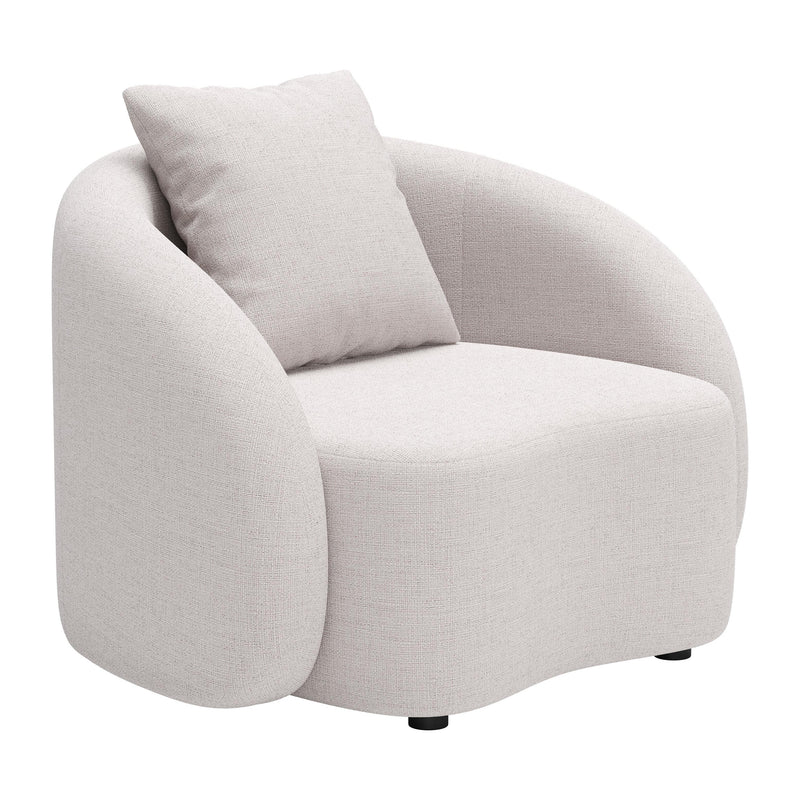 Zuo Sunny Isles 704017 Accent Chair - Beige IMAGE 6