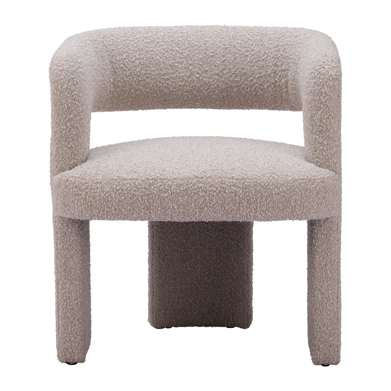 Zuo Java 109989 Accent Chair - Sandy Beige IMAGE 3