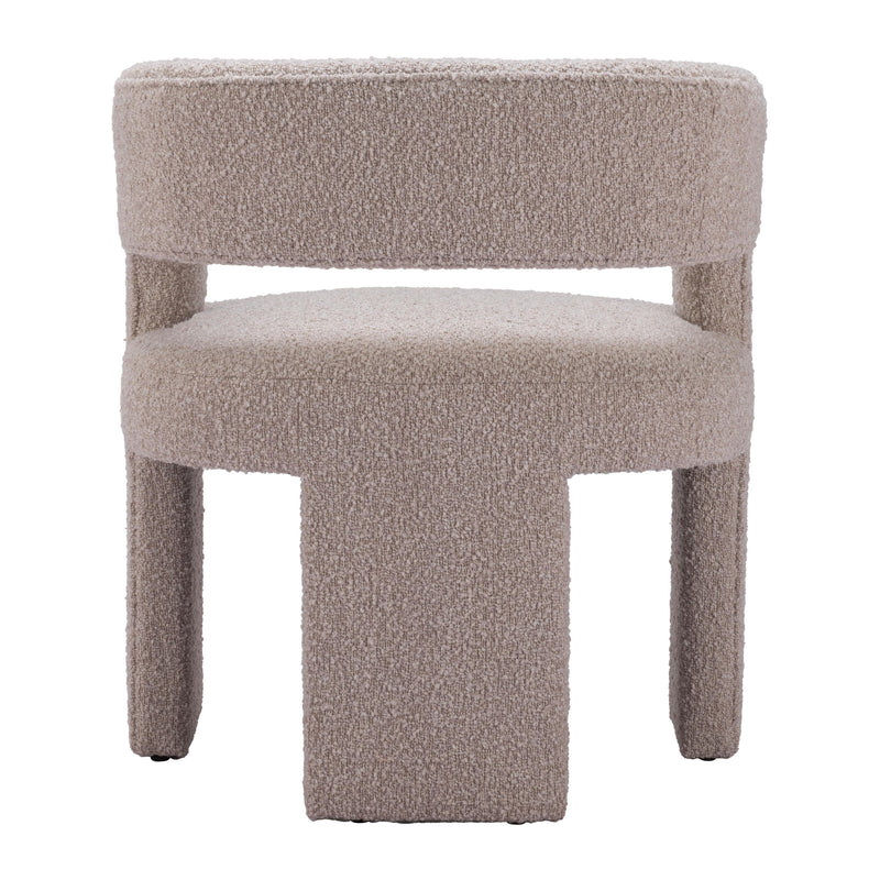 Zuo Java 109989 Accent Chair - Sandy Beige IMAGE 4