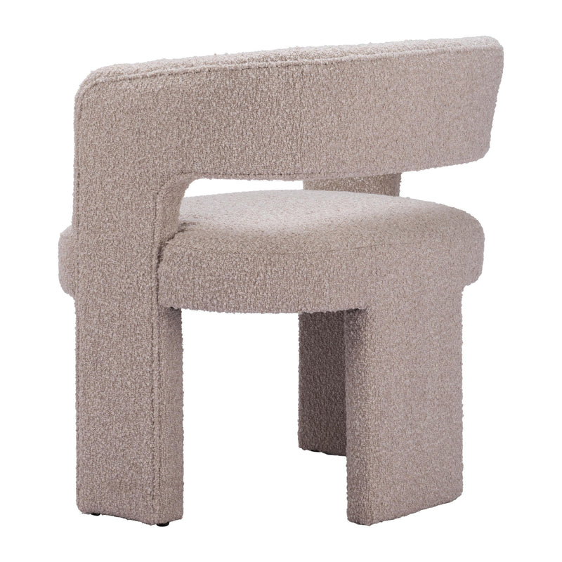 Zuo Java 109989 Accent Chair - Sandy Beige IMAGE 5