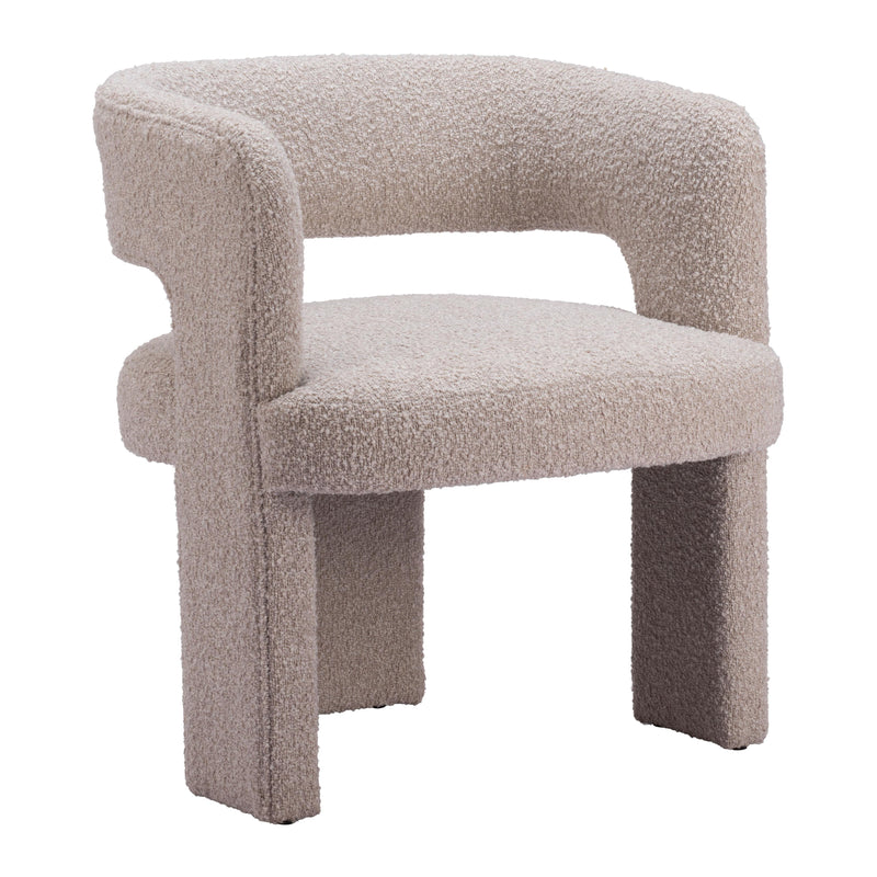 Zuo Java 109989 Accent Chair - Sandy Beige IMAGE 6