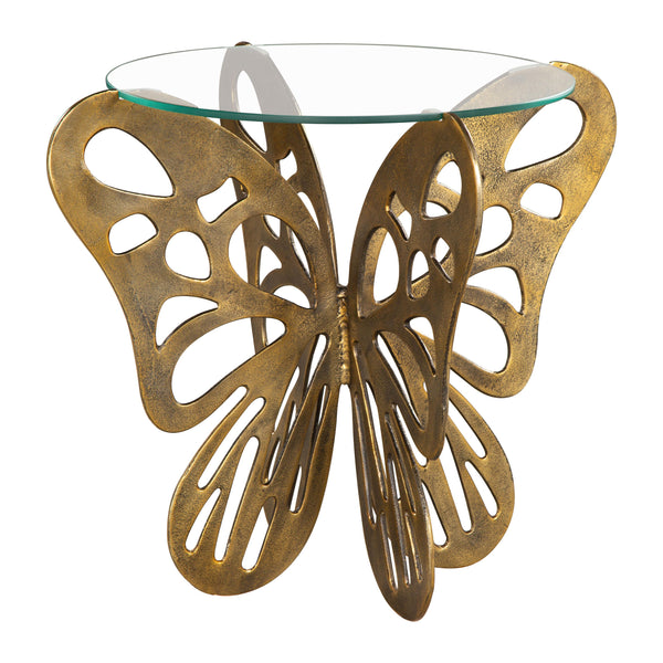 Zuo Motyl 110152 Accent Table - Gold IMAGE 1