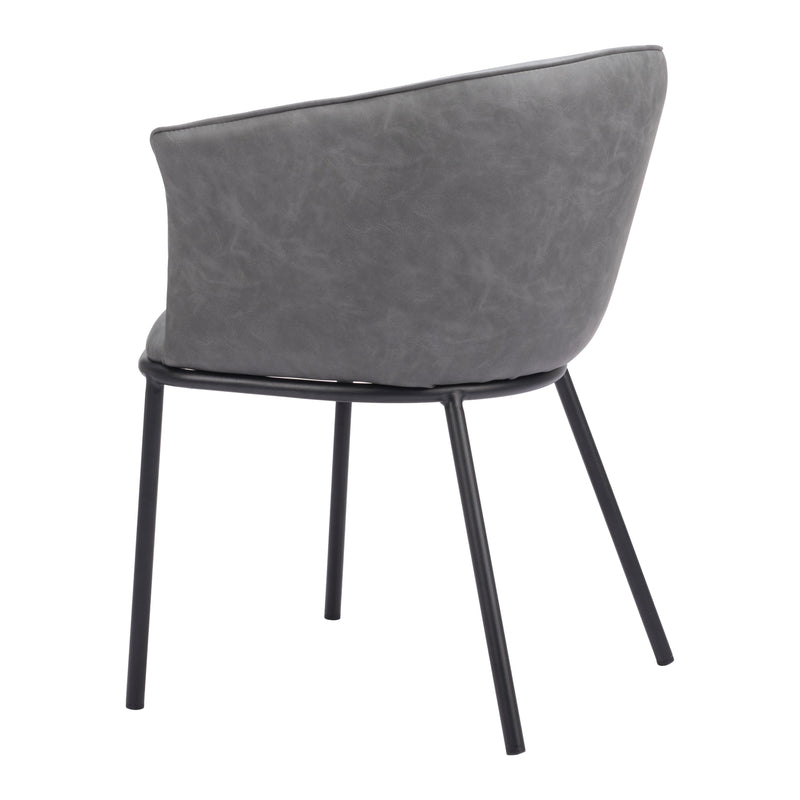 Zuo Garston 110175 Dining Chair - Grey IMAGE 5