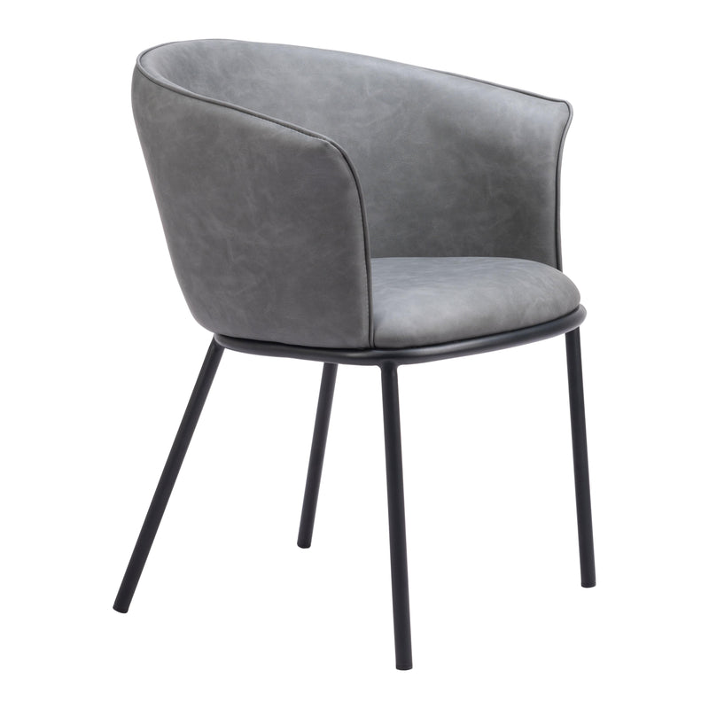 Zuo Garston 110175 Dining Chair - Grey IMAGE 6